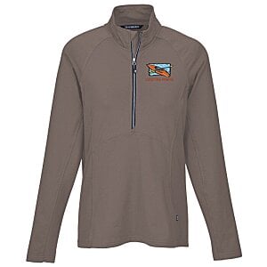 NSGC Knit Stretch Half-Zip Pullover (Mushroom)