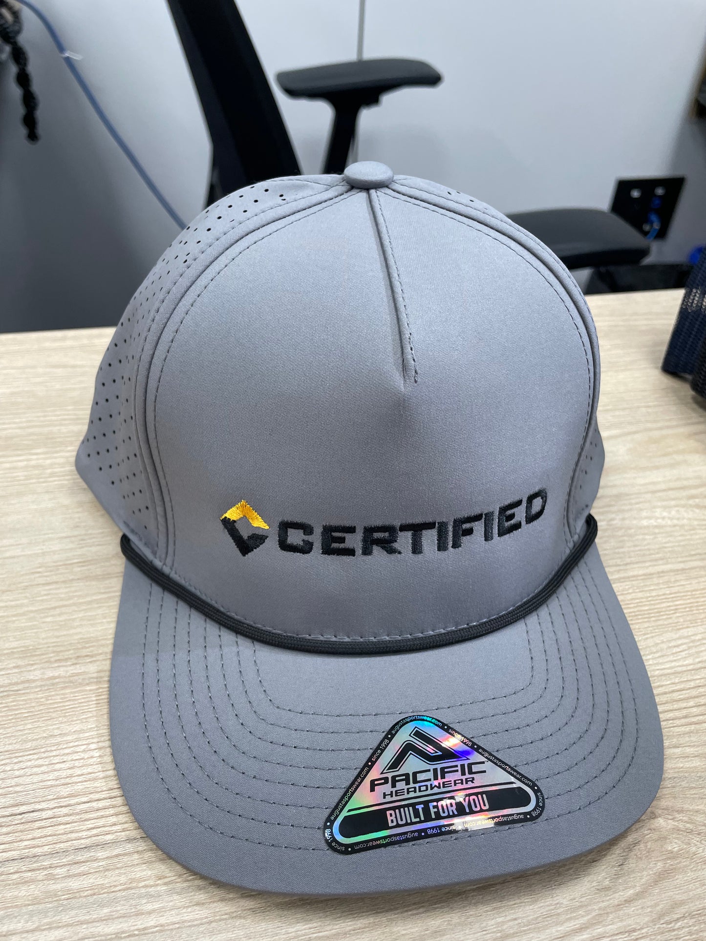 Certified Rope Hat Perforated Back
