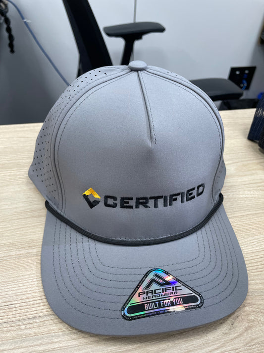 Certified Rope Hat Perforated Back