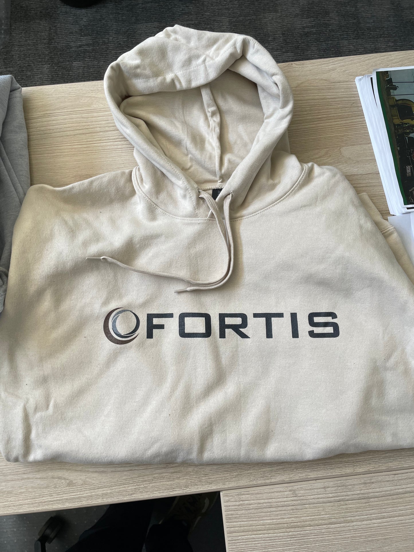 Fortis Hoodie Sand (Gildan)