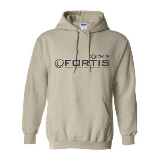 Fortis 20th Anniversary Hoodie Sand (Gildan)